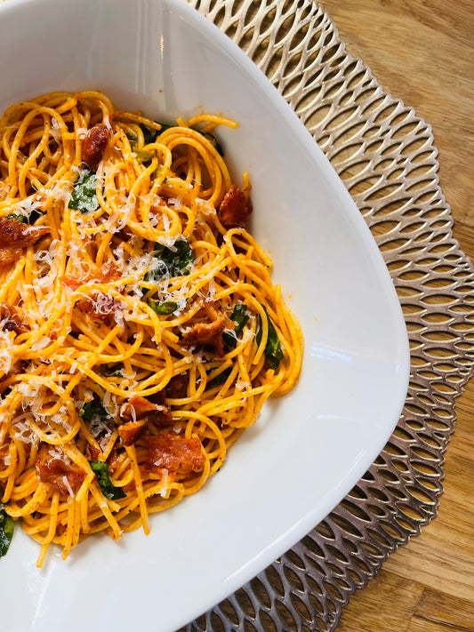 Peppery Bacon Spaghetti