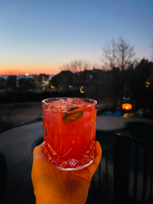 Raspberry-Jalapeno Margarita