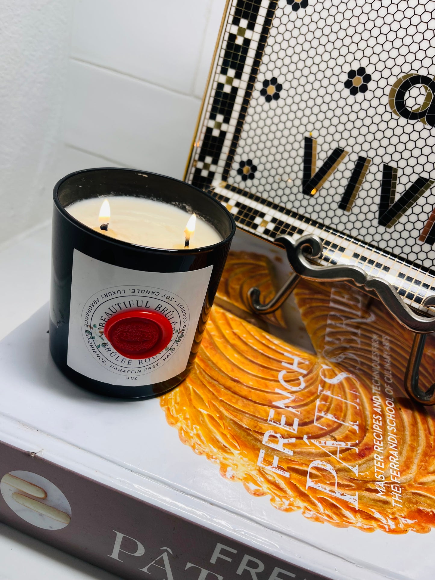 “Brûlée Rouge” Hand-poured Candle