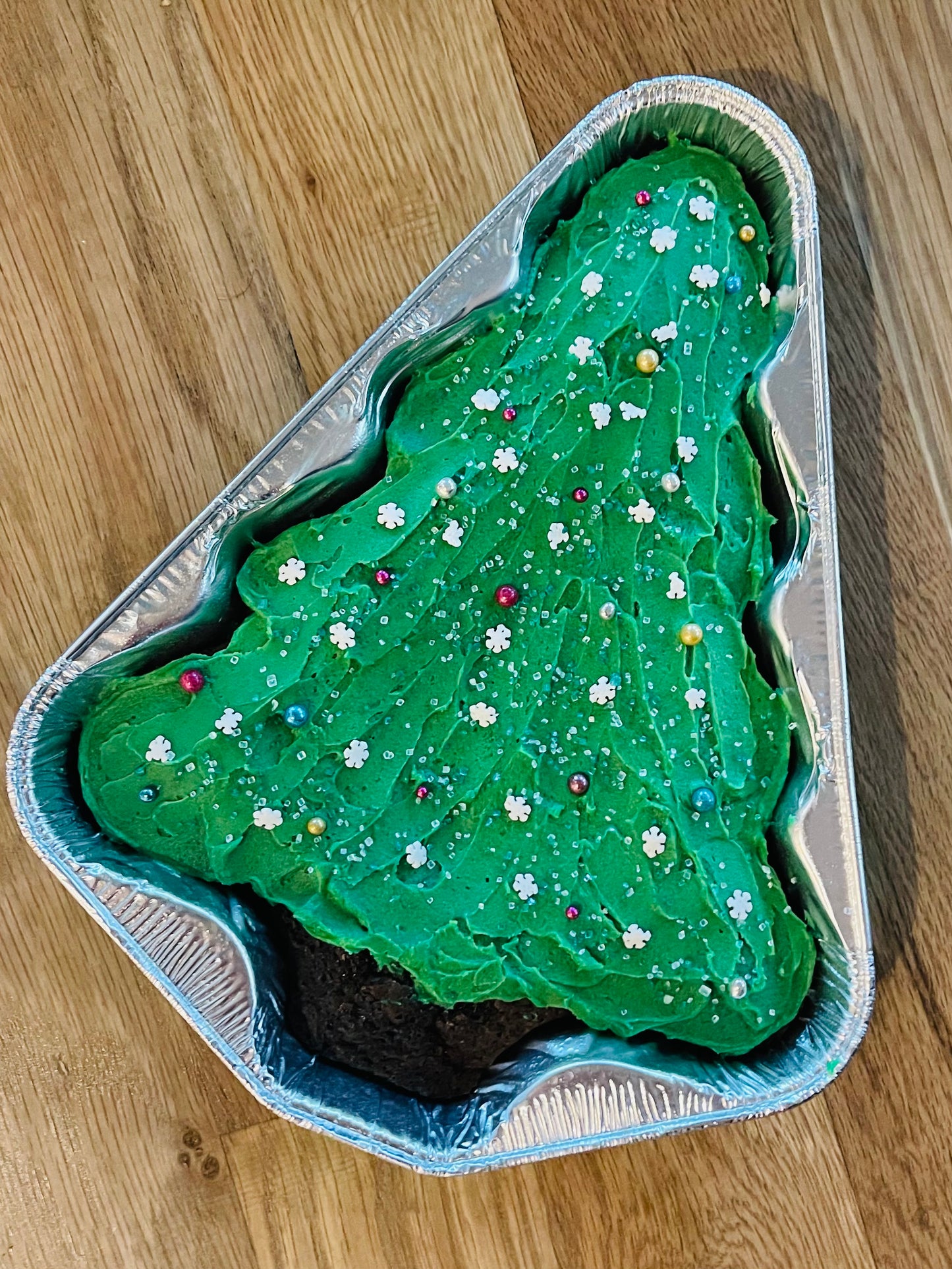 Frosted Brownie Christmas Tree