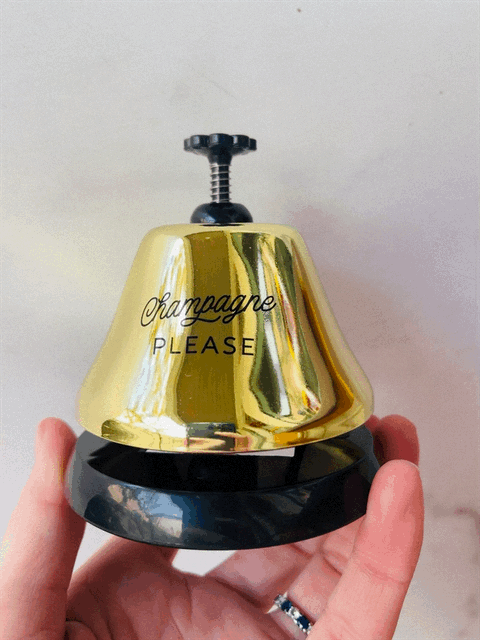 "Champagne Please" Bell