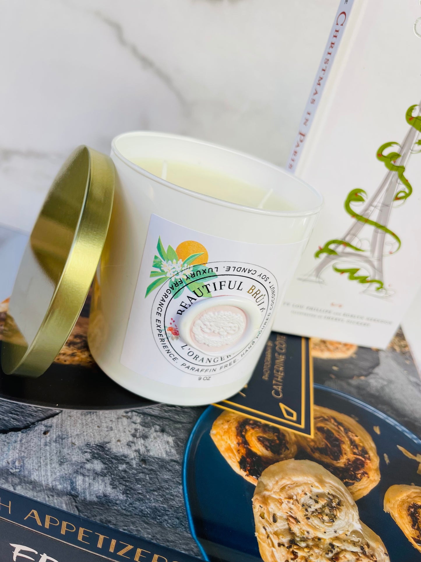 “Orangerie” Hand-poured Candle