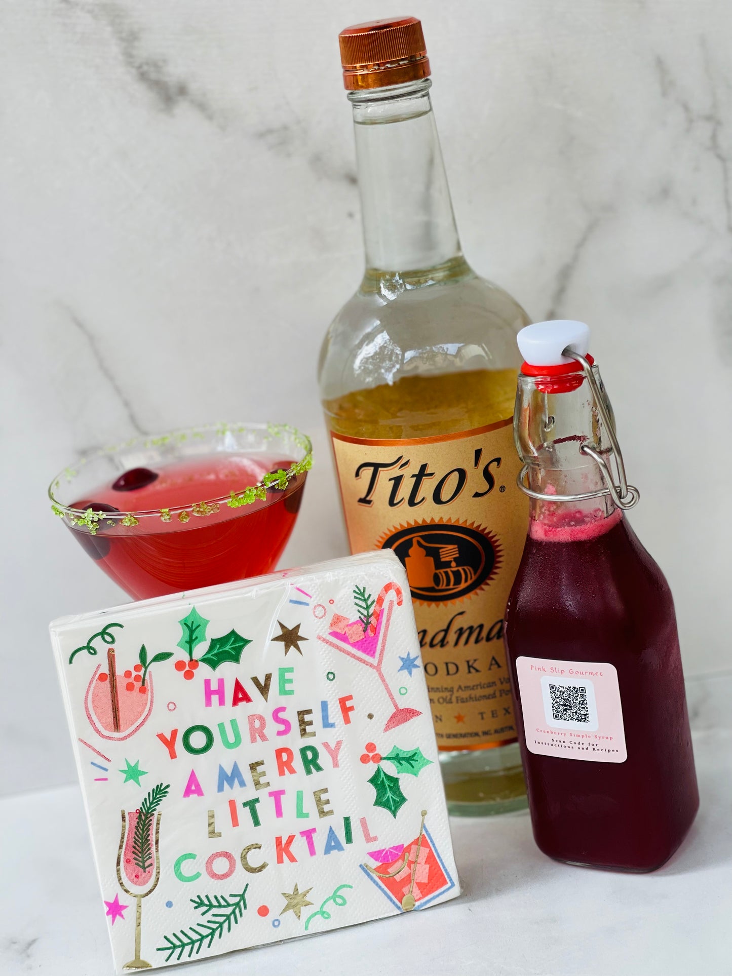 Cranberry Simple Syrup