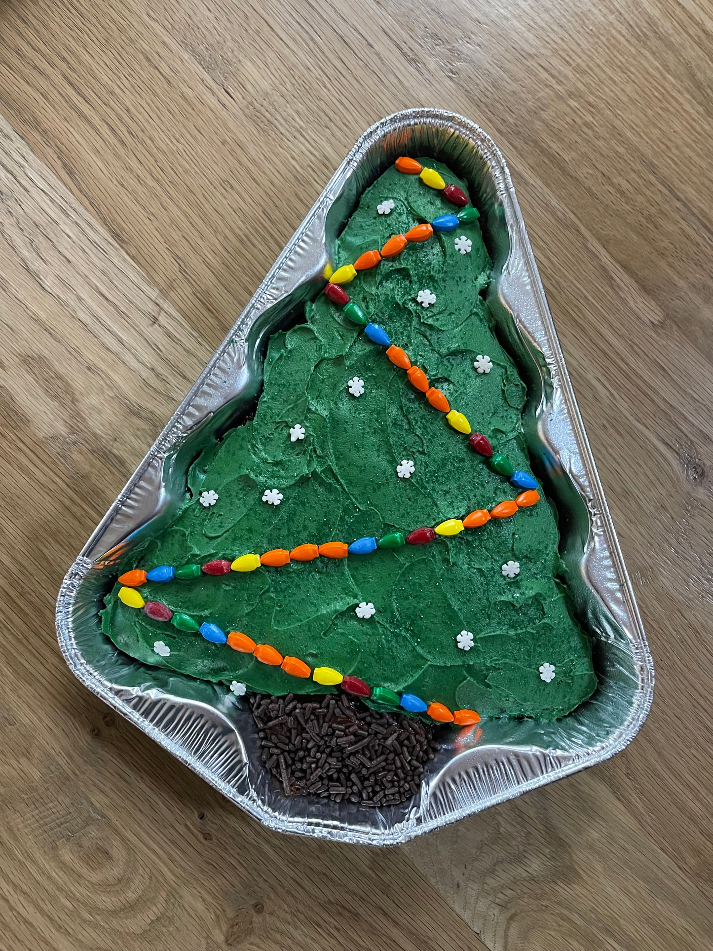 Christmas Tree Chocolate Cake