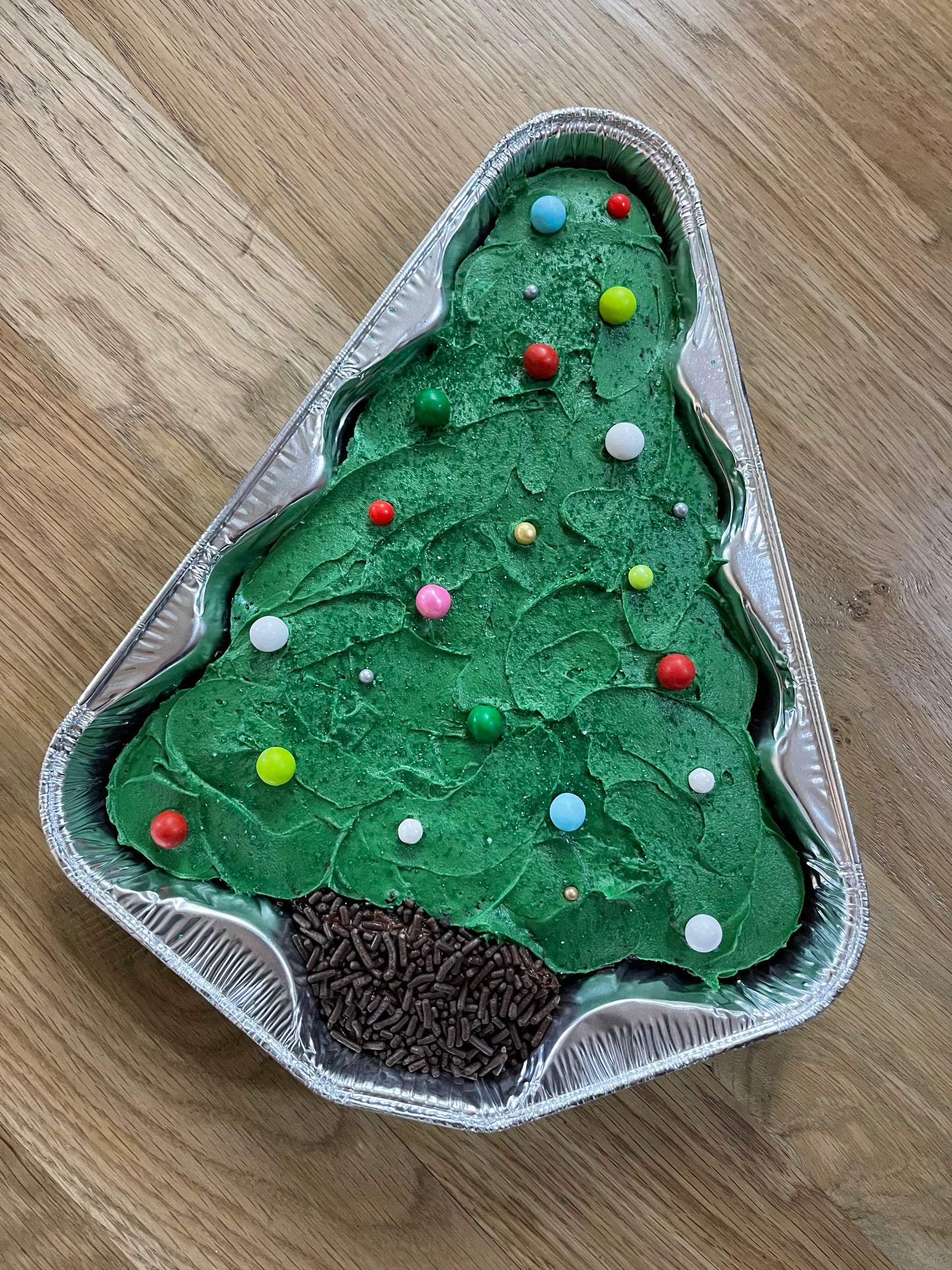 Christmas Tree Chocolate Cake