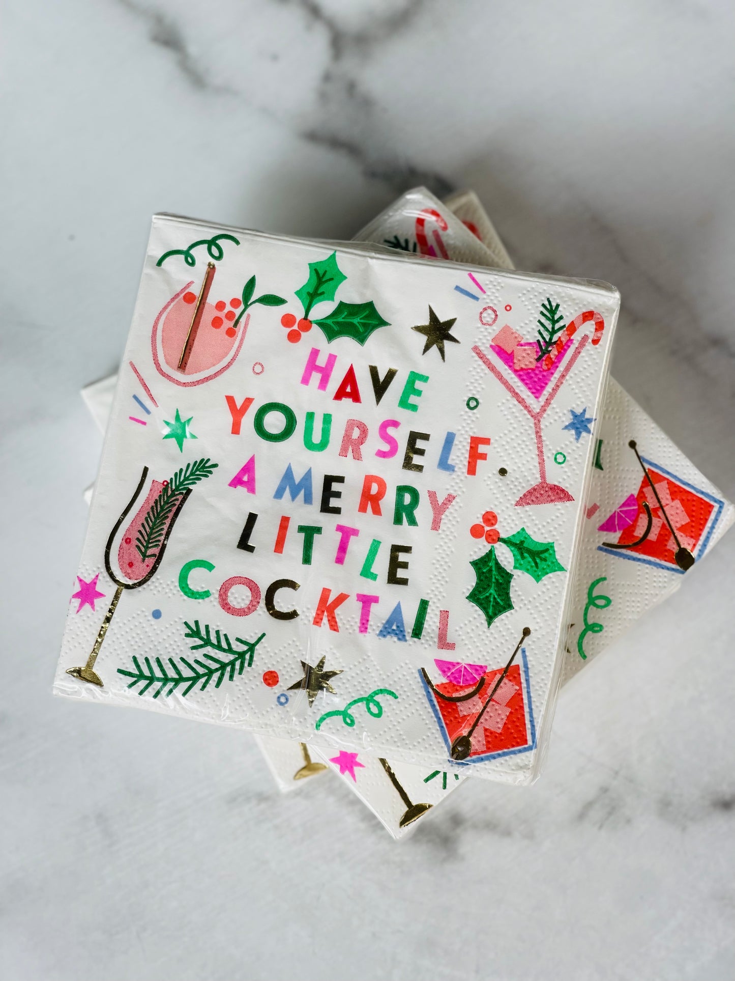 Festive Cocktail Napkins